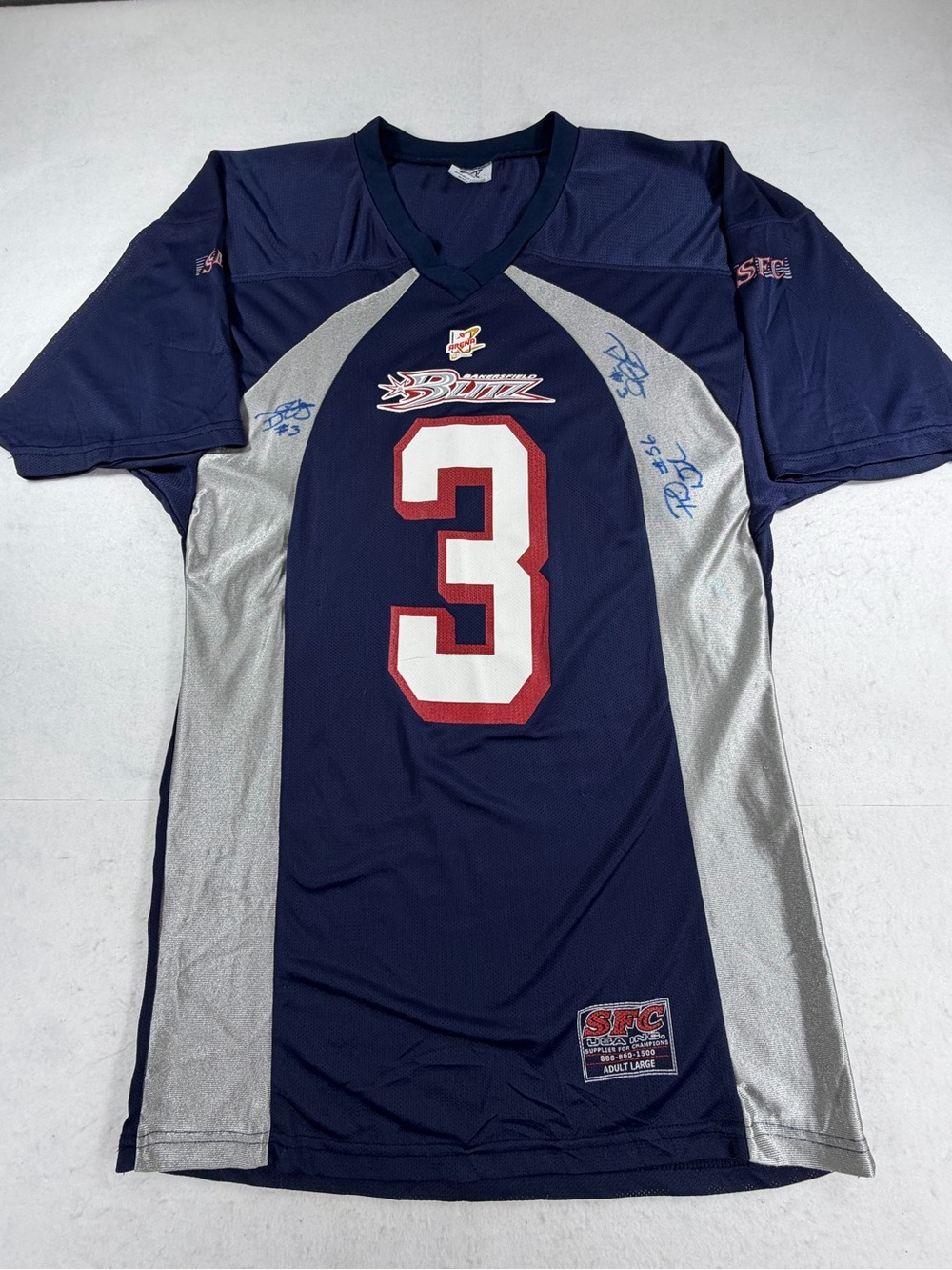 Bakersfield Blitz Arena Football Signed‎ Jersey #3 Adult Large AFL Jersey
